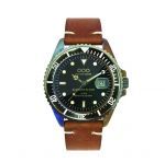 OUT OF ORDER Womens Dark Brown Leather Strap